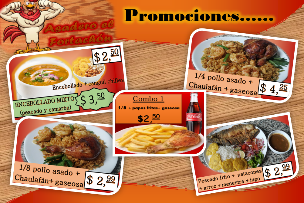 Carta de Restaurante Asadero El Fortachòn en quito, pichincha — página 7